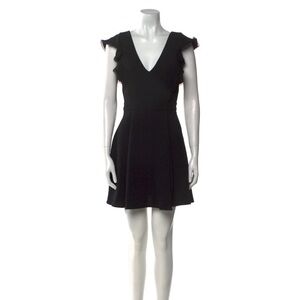 ba&sh Classic Black Ruffle Chic dress size 1 New